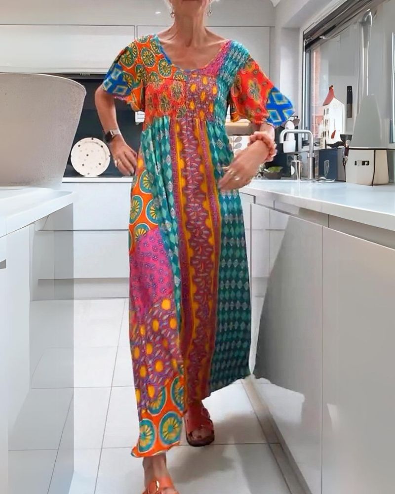 Melania™ - Colorful Bohemian Dress