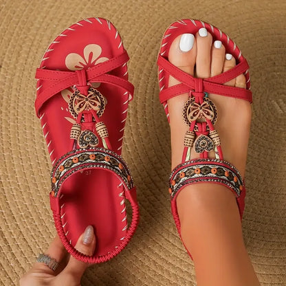 Colella™ - Elegant Orthopedic Flower Sandals