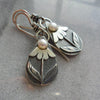 Vintage Tear Flower Earrings