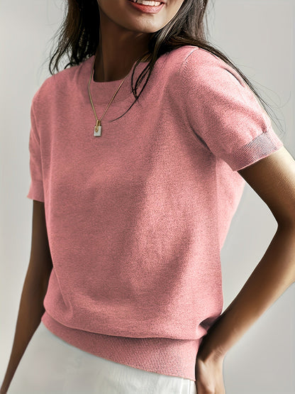 Leah™ - Casual Short Sleeve Top