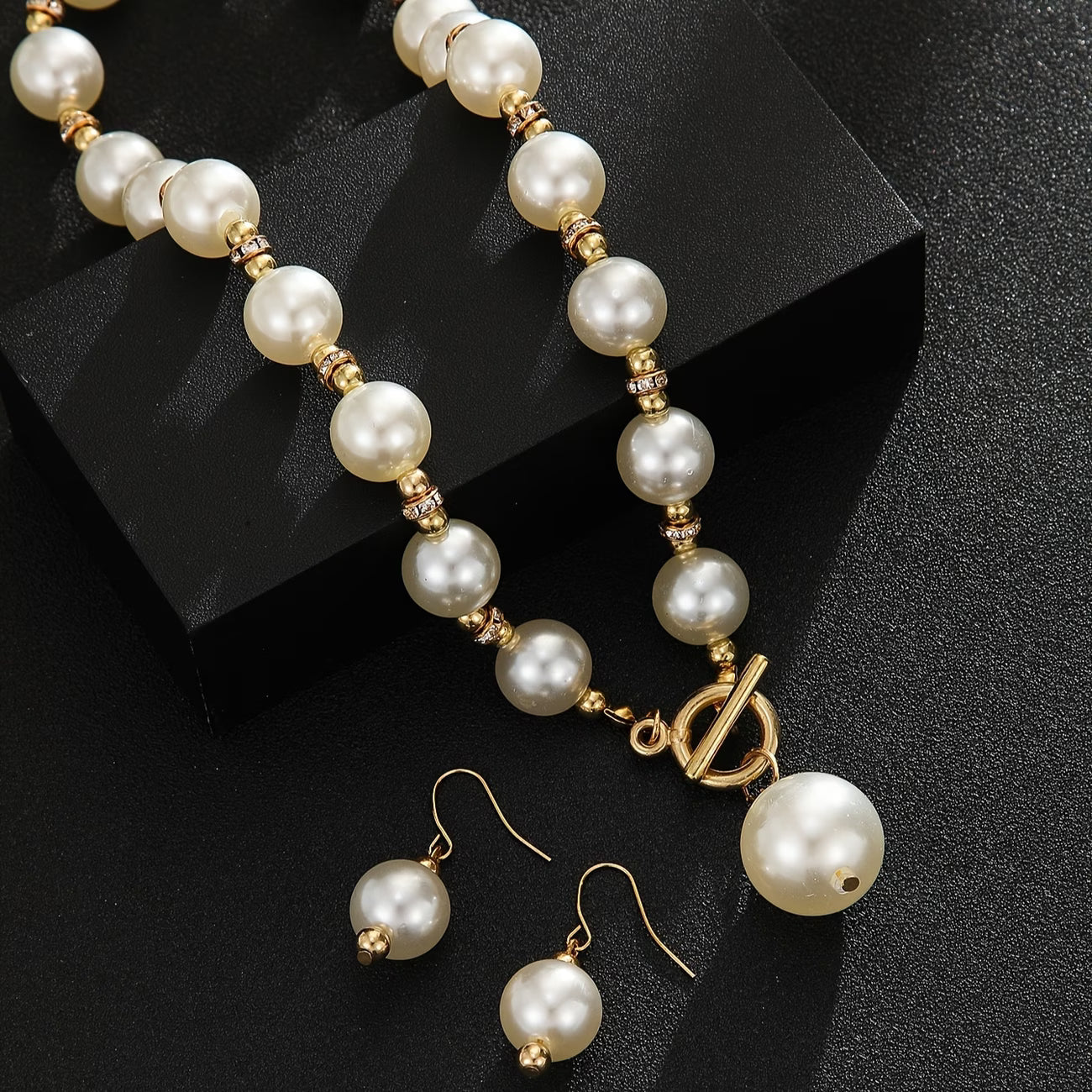 Chunky Perlen-Halsketten-Set
