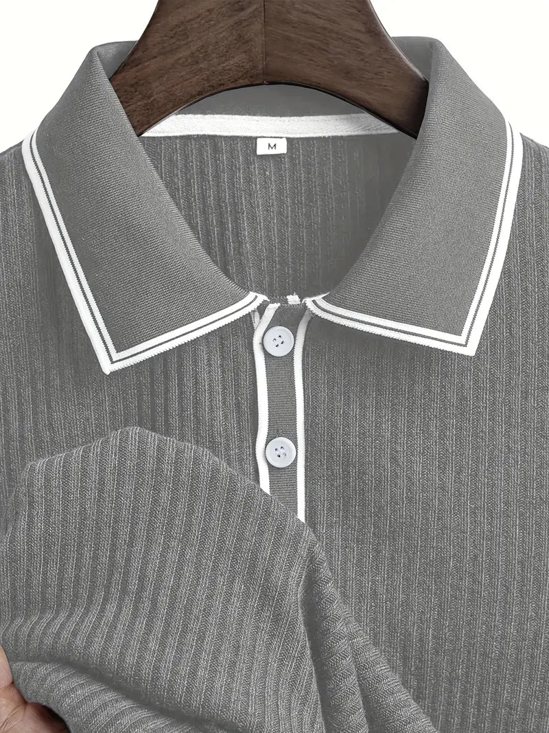 Emilio™ - Men's Custom Ribbed Polo