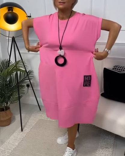 Iris™ | Stylish Short Sleeved Dress