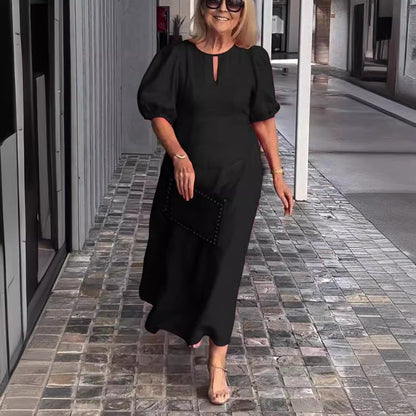 Frankie - Chic Bubble Sleeve Loose Dress