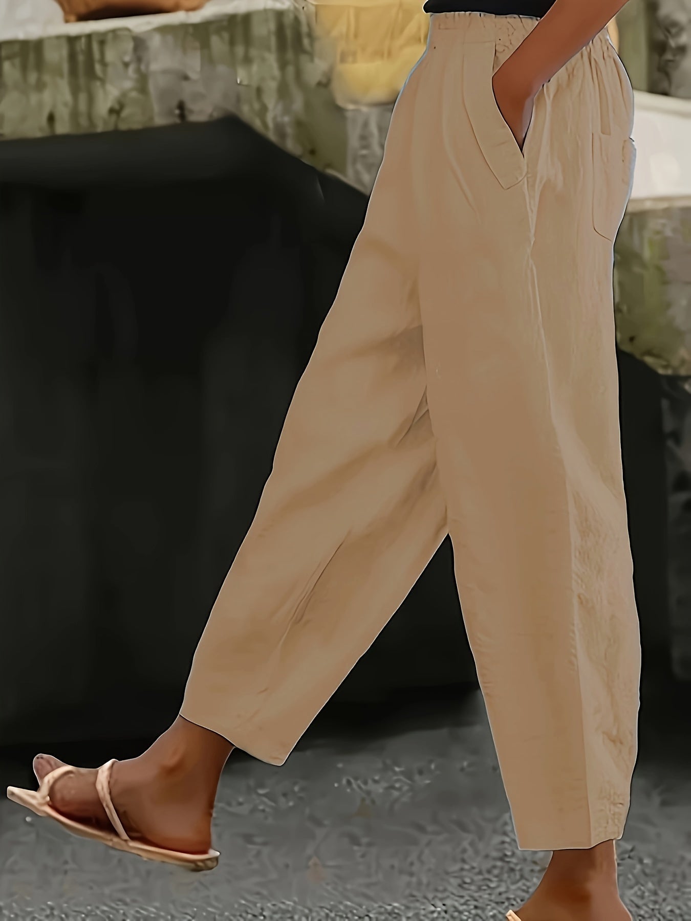 Rachel™ - Comfy Elastic Waist Capris