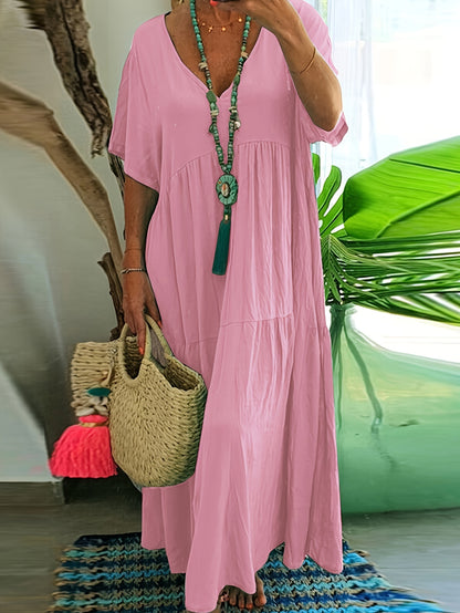 Vida™ - Casual Plus Size Maxi Dress