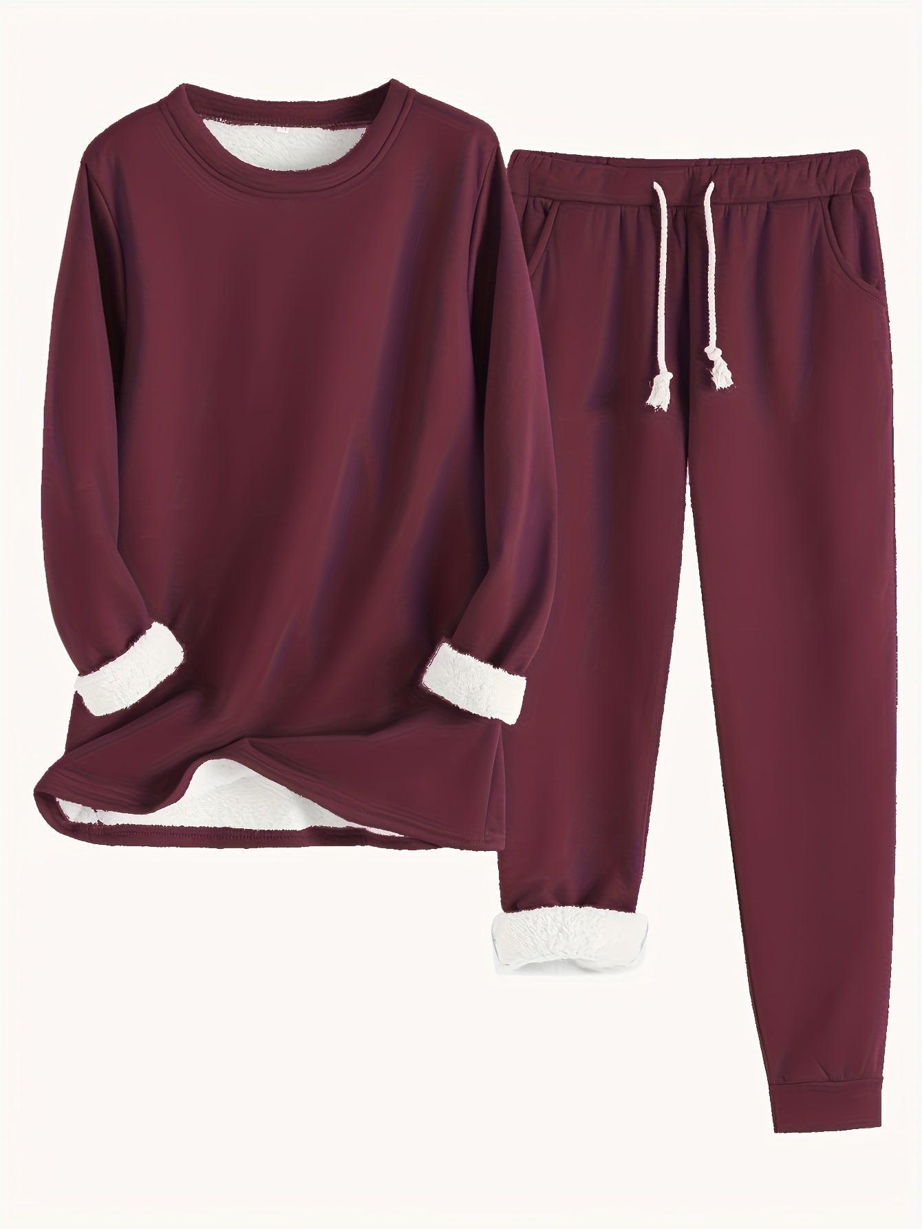 Riley™ - Cozy Fleece-Lined Lounge Set