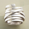 Retro Thick Silver Ring