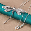 Sterling Silver Dragonfly Necklace – Symbol of Grace & Transformation