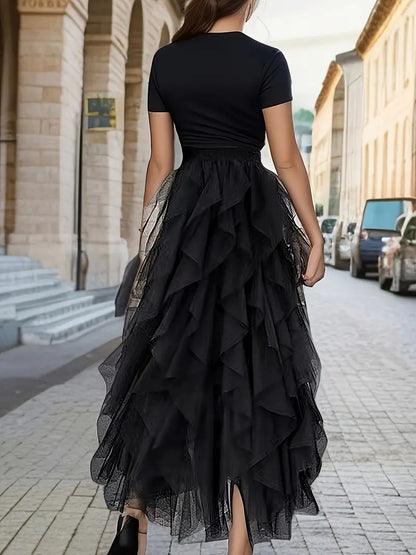 Cecil™ - Stylish Mesh Layered Tutu Skirt