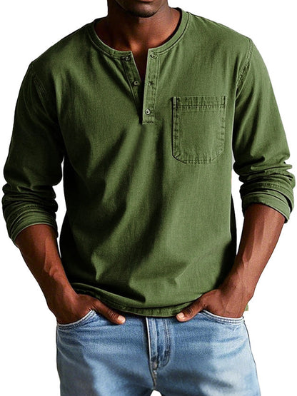 Ellis™ - Vintage Henley Shirt