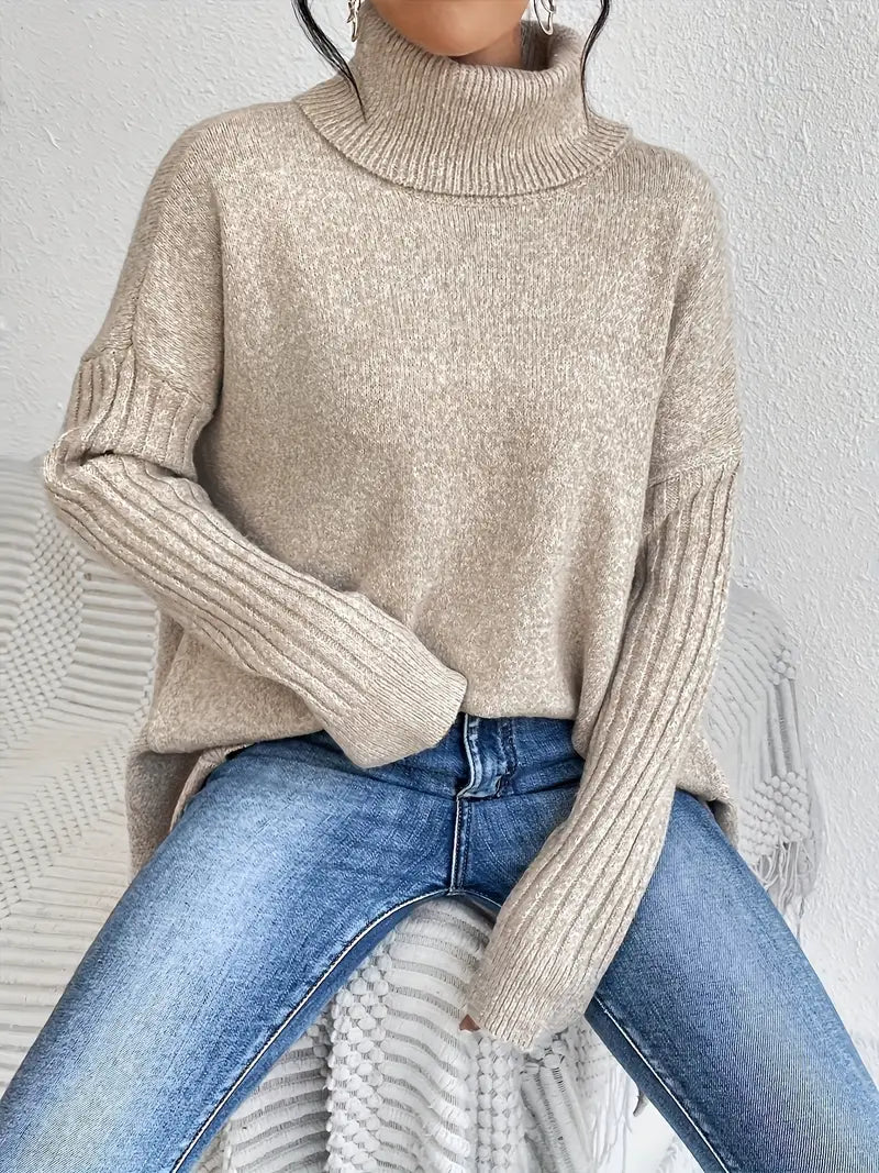 Bridgette™ - Comfy Long Turtleneck Sweater