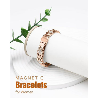 Aurelia™ – Elegant Magnetic Copper Bangle