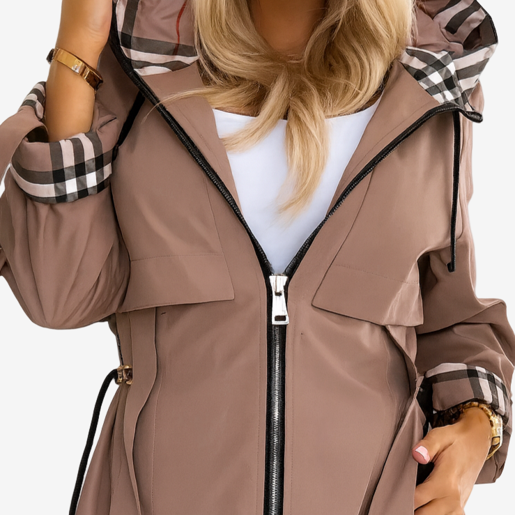 Nathalie™ - Elegant Modern Trench Coat
