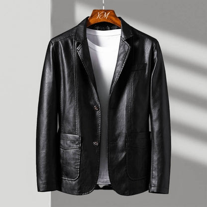 Zari™ - Elegant Leather Jacket