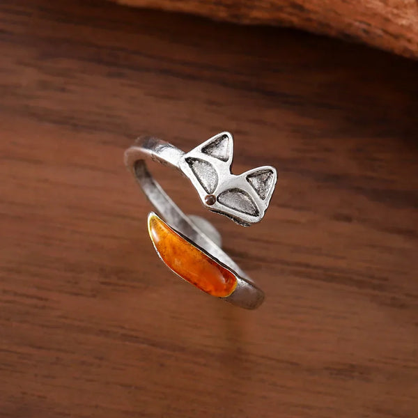 Vintage Fox Spirit Ring