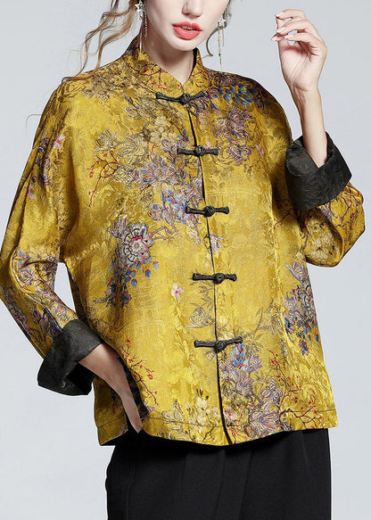 Mei™ - Chinese-Style Stand Collar Coat