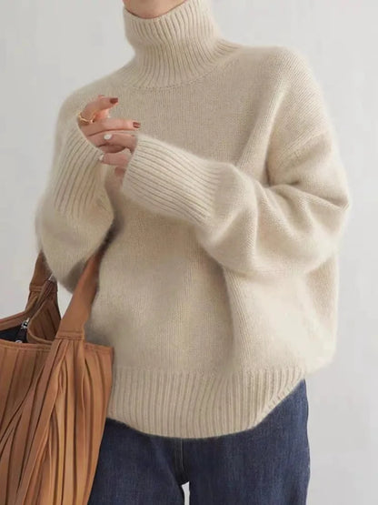 Isabella™ - Elegant Cashmere Turtleneck