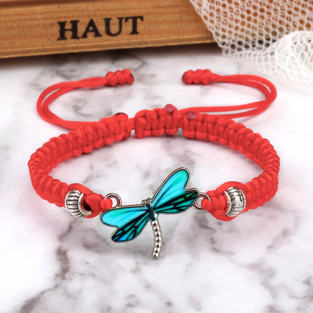 Libellen-Träume handgewebtes Armband