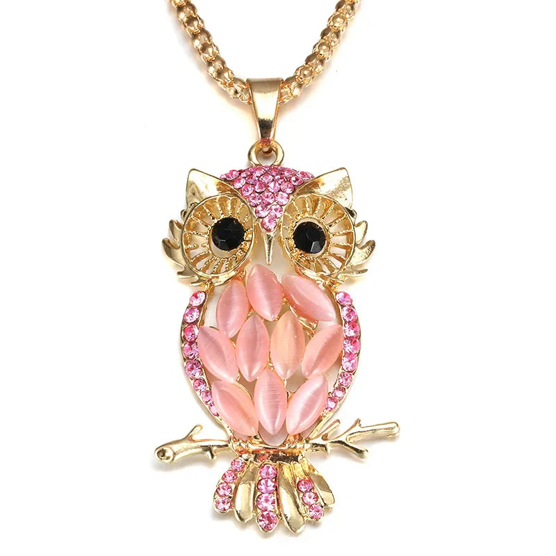 Golden Owl Necklace