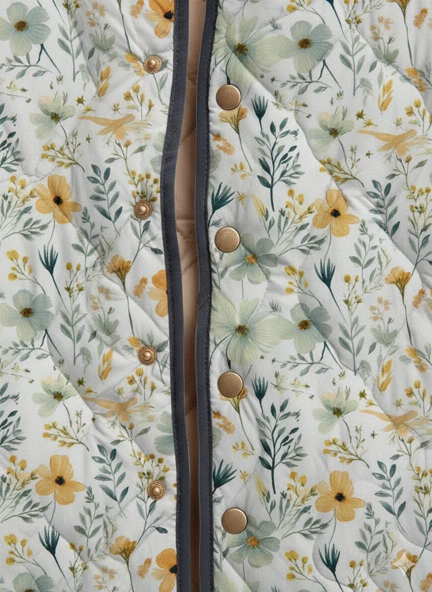 Women's Spring Blossom Quilted Jacket