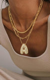 Elegant Gold Letter Initial Necklace