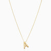 Love letter initial necklace