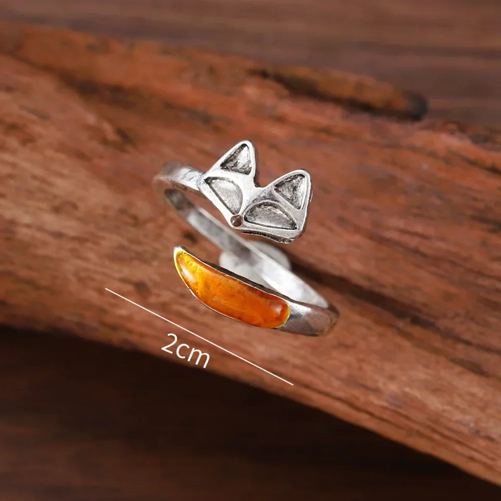 Vintage Fox Spirit Ring