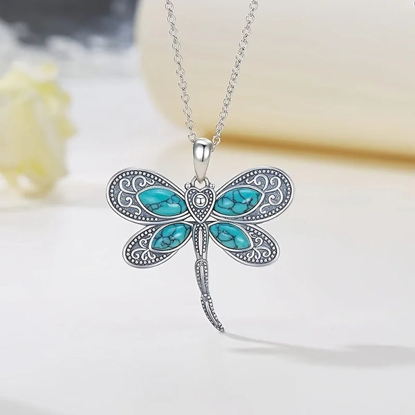 Dragonfly Dreams Silver Pendant Necklace
