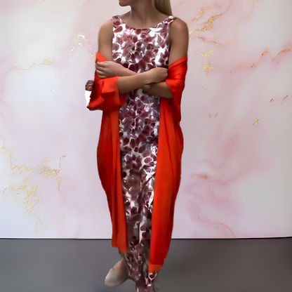 Melanie™ - Elegant Dress With Cardigan