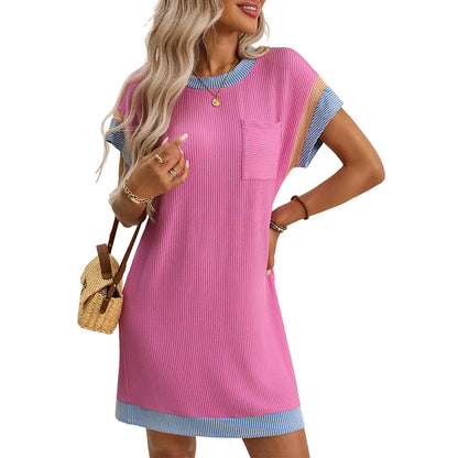 Tamryn™ – Comfy Lightweight Ribbed Summer Dress