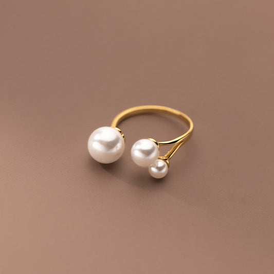 Adjustable Freshwater Pearl Ring