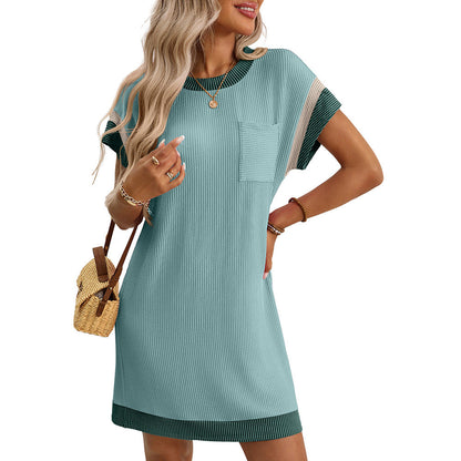 Tamryn™ – Comfy Lightweight Ribbed Summer Dress