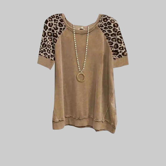 Wanda™ - Vintage Leopard Print Top