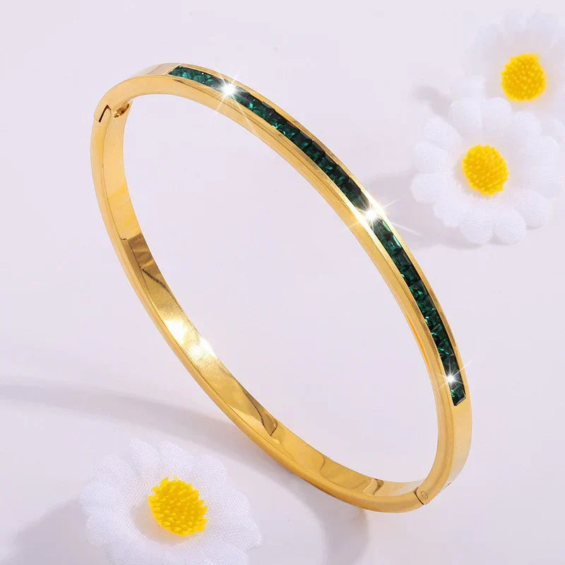 Golden Green Bracelet