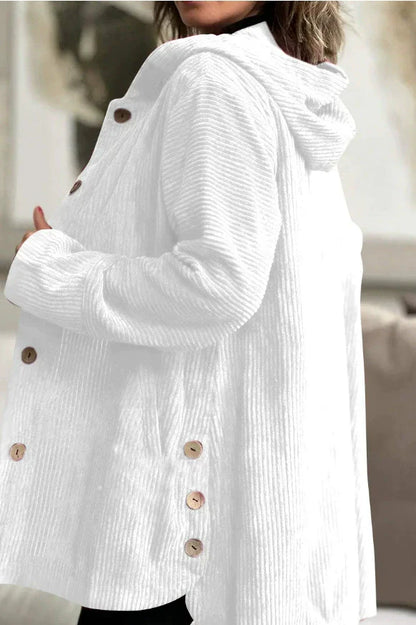 Cordia™ - Cozy Corduroy Hooded Jacket