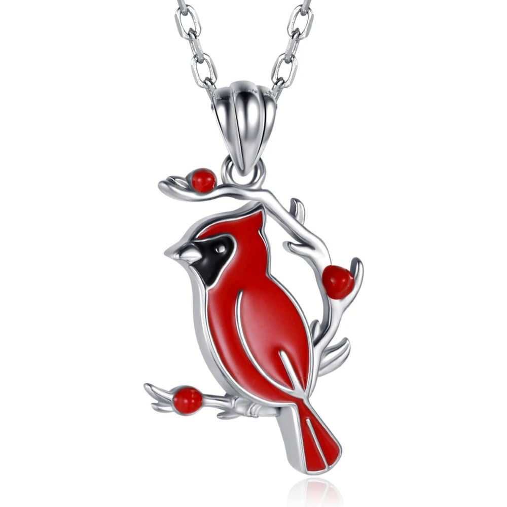 Red Cardinal Memorial Necklace