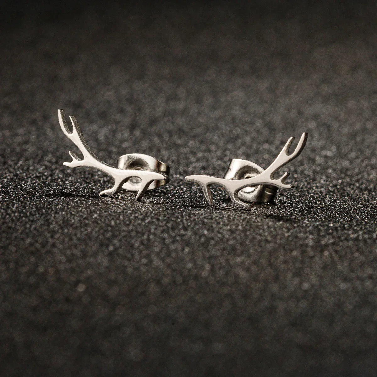 Deer Antler Stud Earrings