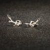 Deer Antler Stud Earrings