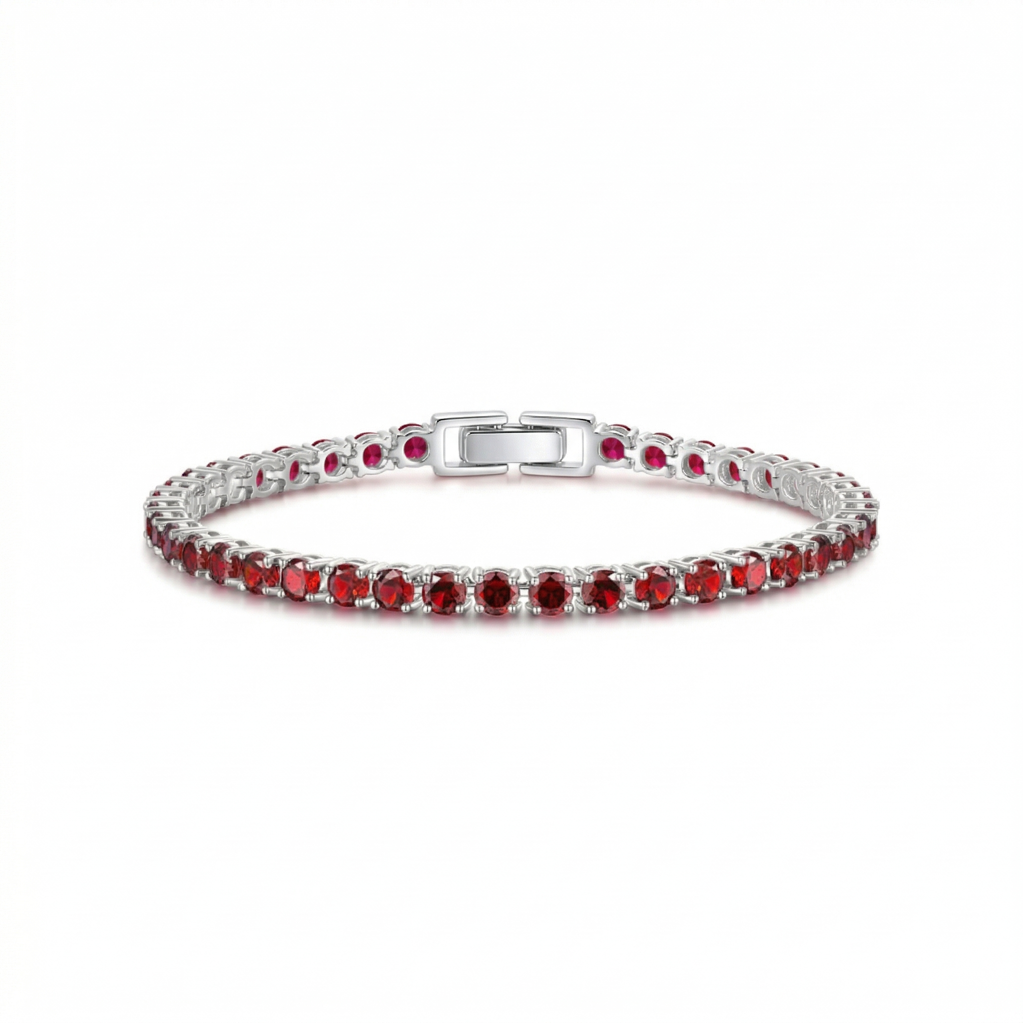 Elegantes Rubingold-Armband