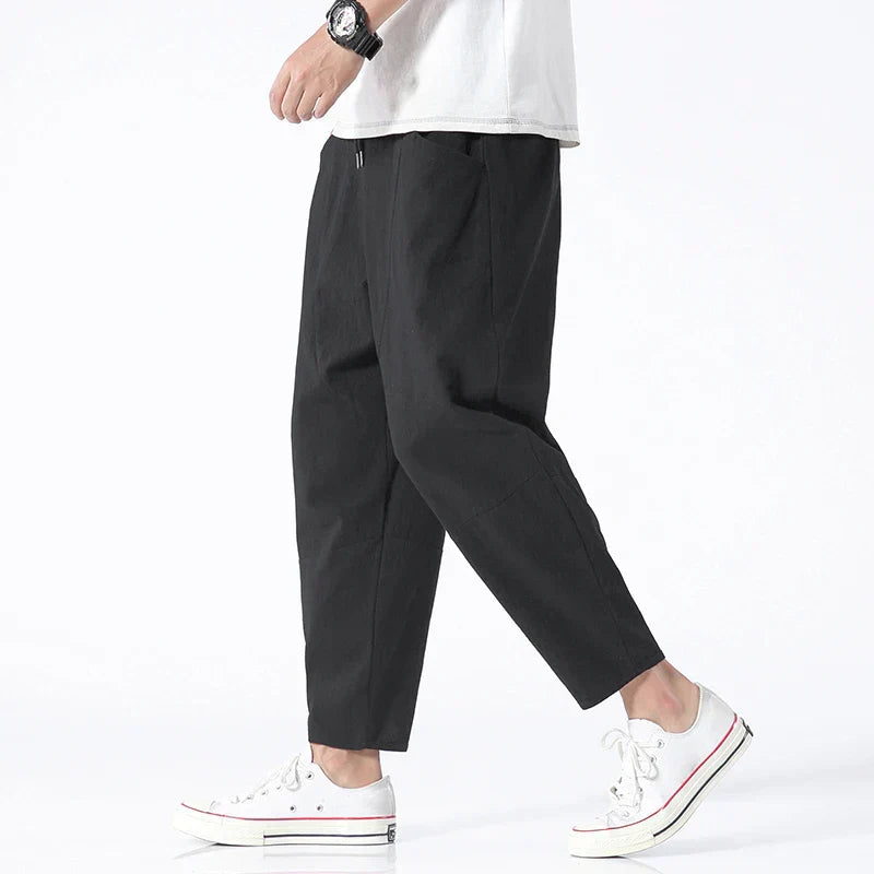 Kyoto™ - Linen Cropped Pants