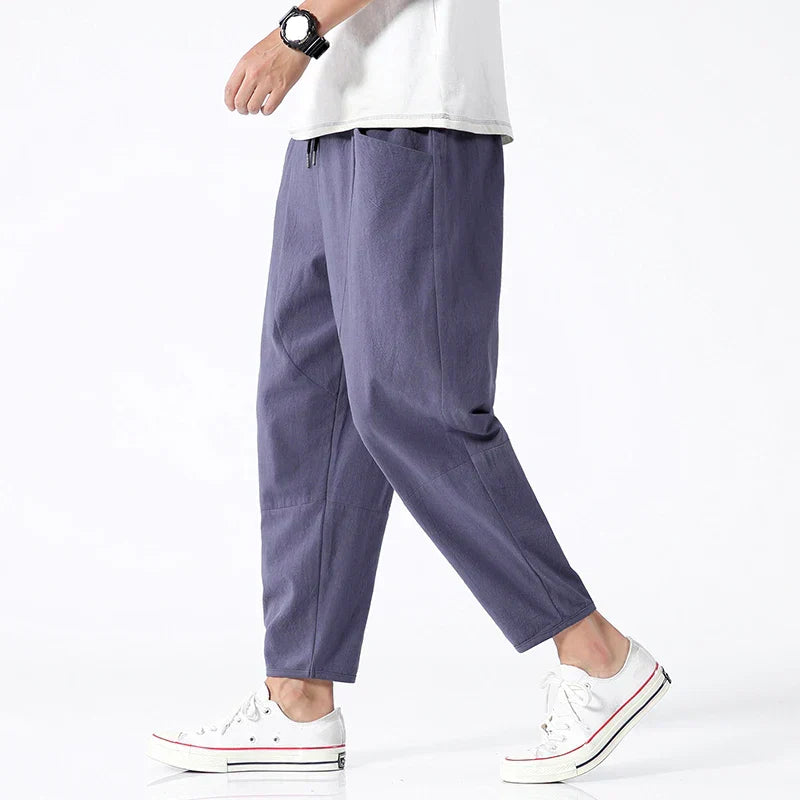 Kyoto™ - Linen Cropped Pants