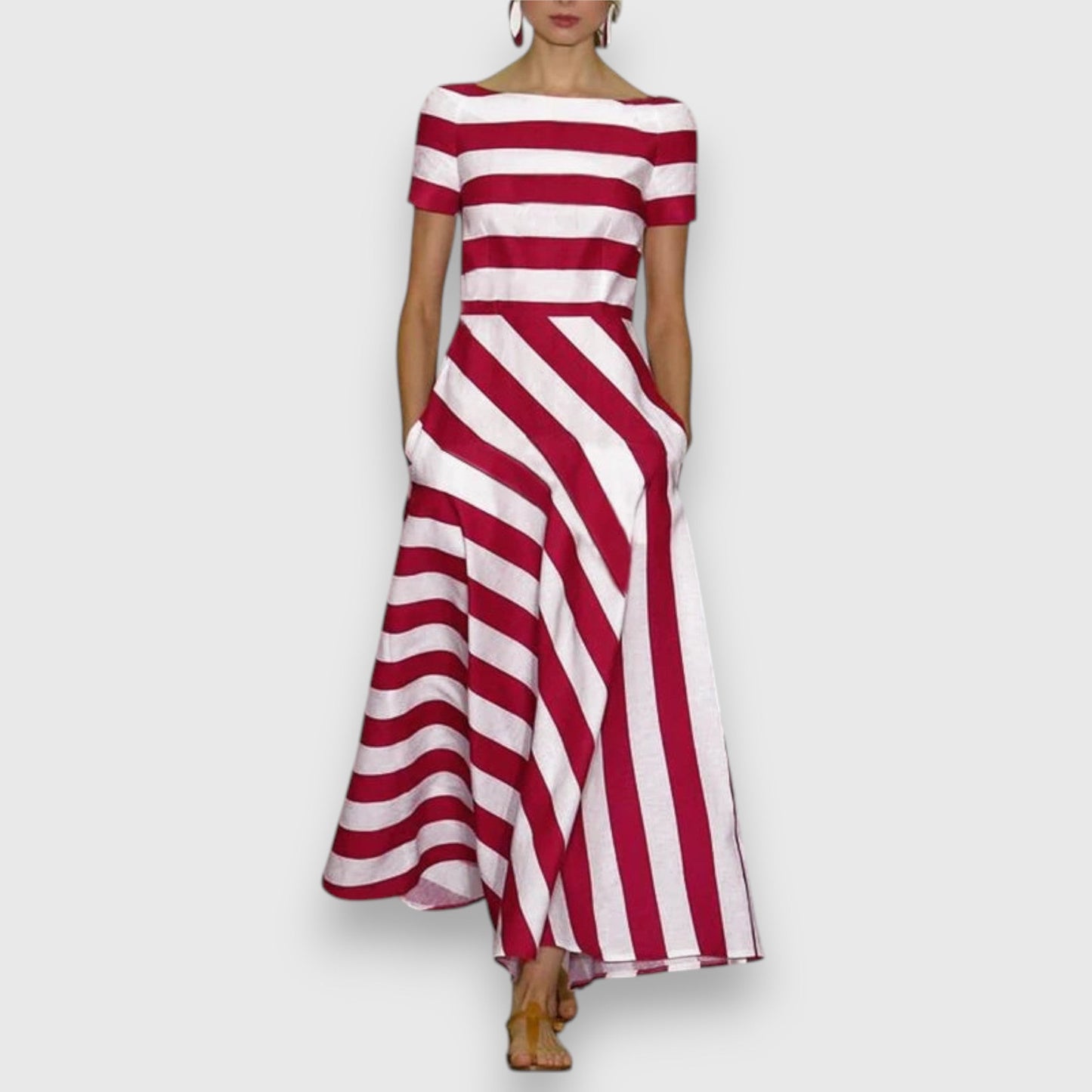 Lorie™ – Sophisticated Striped Dress
