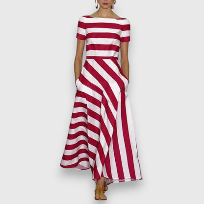 Lorie™ – Sophisticated Striped Dress