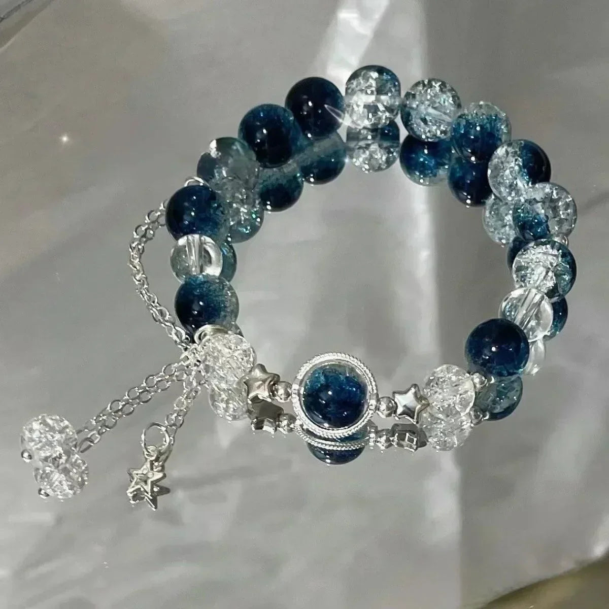 Stern Quasten Kristallarmband