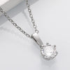 Classic Zirconia Pendant Necklace