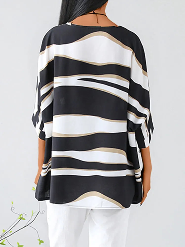 Aria™ - Stylish O Neck Blouse