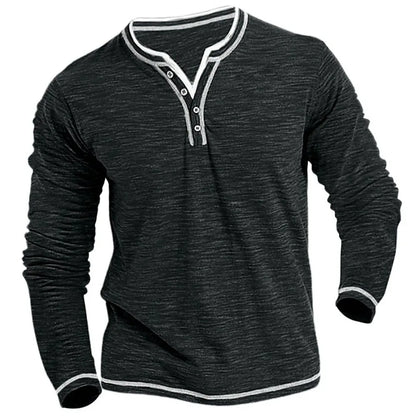 Denis™ - Comfortable V-Neck Long Sleeve