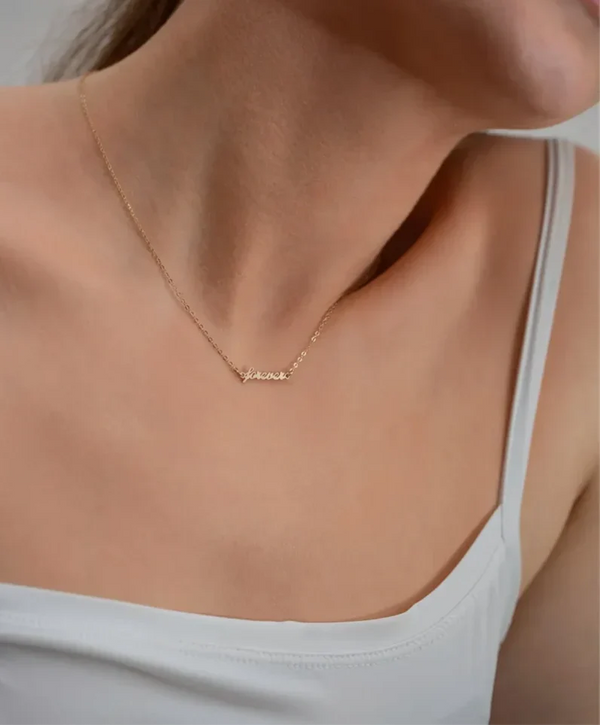 Golden Forever Love Necklace