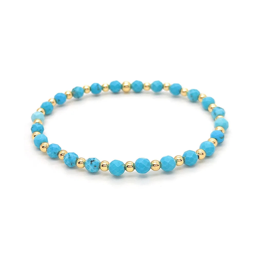 Großes Türkis Charm-Armband